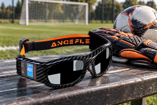 Lunettes stroboscopiques AnceFlex® avec gants et ballon de football